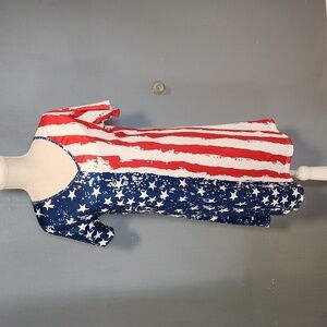 Amazon Essentials American flag Patriotic short sleeve shirt summer dress